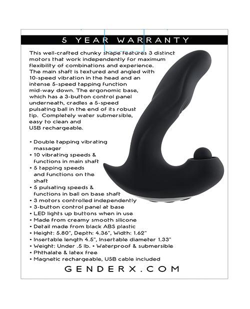 image of product,Gender X Mad Tapper - Black - SEXYEONE