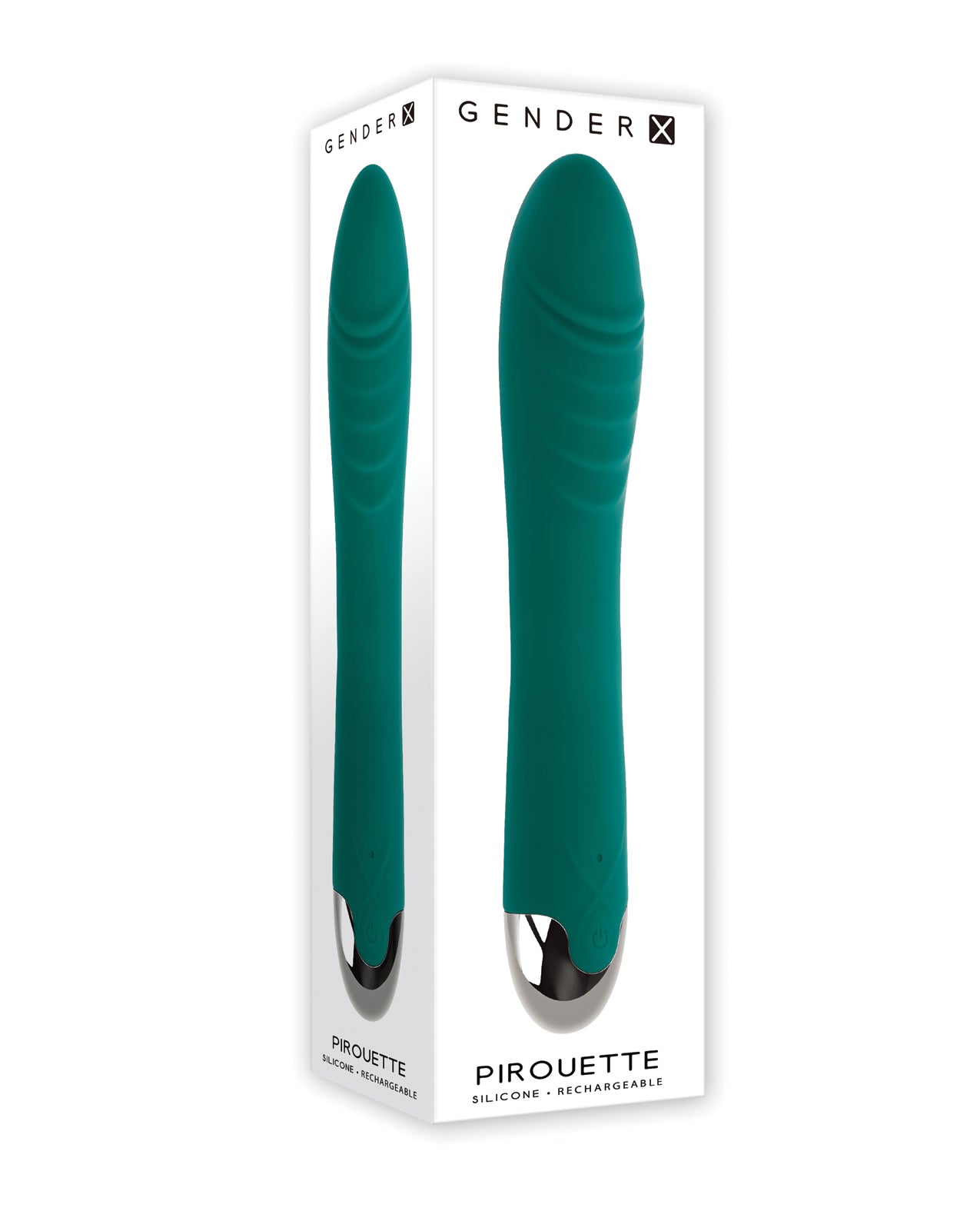 product image, Gender X Pirouette Twirling Vibrator - Teal - SEXYEONE