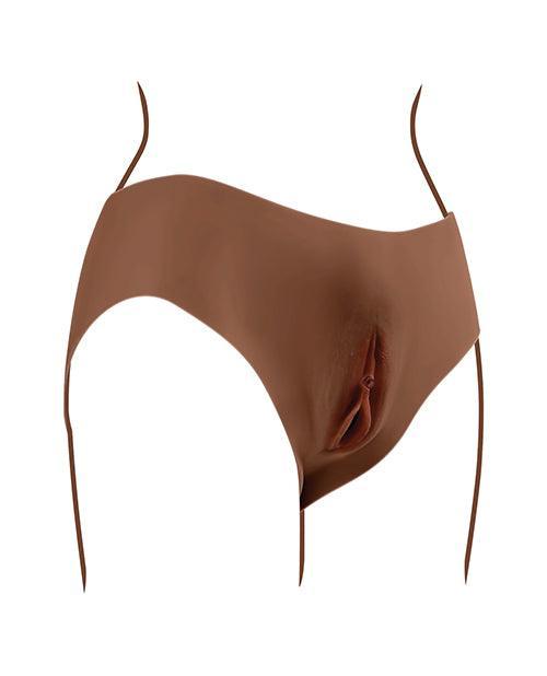 image of product,Gender X Vagina Briefs Undergarments - Dark - SEXYEONE