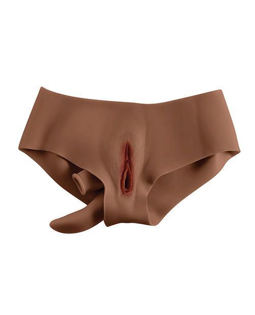 image of product,Gender X Vagina Briefs Undergarments - Dark - SEXYEONE