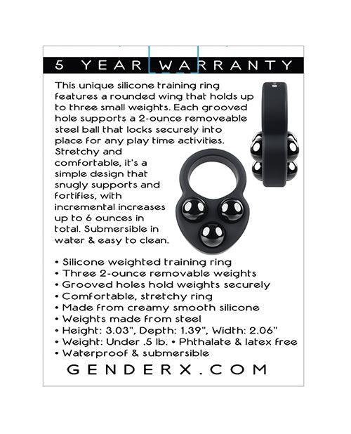 image of product,Gender X Workout Ring - Black - SEXYEONE