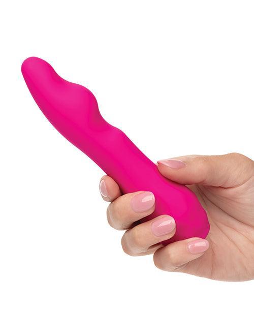 Gia Curved Pleaser - Pink - SEXYEONE