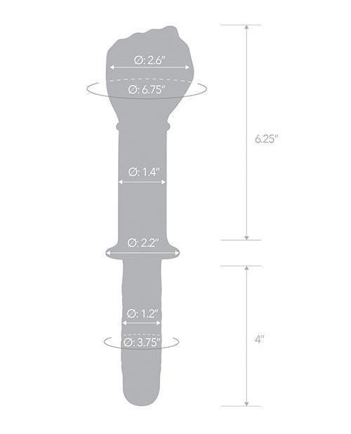 image of product,Glas 11" Fist Double Ended w/Handle Grip - SEXYEONE