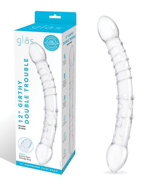 product image, Glas 12" Double Trouble Dildo - SEXYEONE