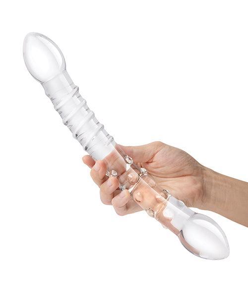 image of product,Glas 12" Double Trouble Dildo - SEXYEONE