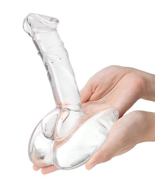 image of product,Glas 7.5" Rideable Standing Cock w/Stability Base - SEXYEONE