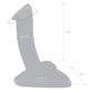 Glas 7.5" Rideable Standing Cock w/Stability Base - SEXYEONE