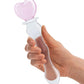 Glas 8" Sweetheart Glass Dildo - Pink/Clear - SEXYEONE