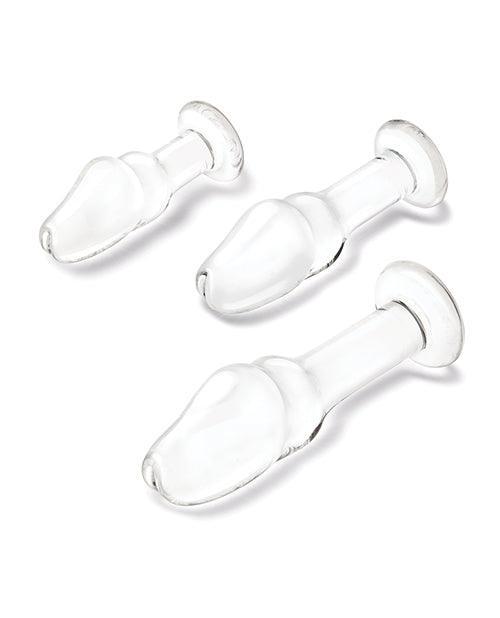 image of product,Glas Helmet Head Anal Training Kit - Set of 3 - SEXYEONE