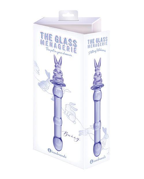 Glass Menagerie Rabbit Glass Dildo - Pink - SEXYEONE