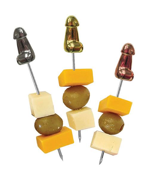 image of product,Glitterati Penis Hor D'oeuvre Picks - Set Of 6 - SEXYEONE