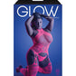 Glow Captivating Halter Bodystocking & G-string Neon Pink - SEXYEONE