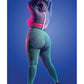 Glow Come Alive Suspender Stockings, Bralette & G-string Multi Color - SEXYEONE