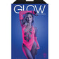 Glow Flashback Black Light Reactive Rhinestone Teddy w/Gloves (or Leg Warmers) - Neon Pink O/S - SEXYEONE