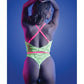 Glow Spotlight Teddy Neon Chartreuse - SEXYEONE