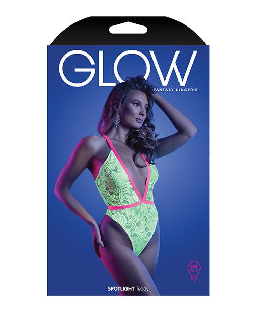 Glow Spotlight Teddy Neon Chartreuse - SEXYEONE