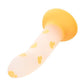 Glow Stick Mushroom Suction Cup Glow-in-the-Dark Dildo - Orange - SEXYEONE