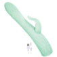 Goddess Heat-up & Rotating Vibrator - Aqua - SEXYEONE