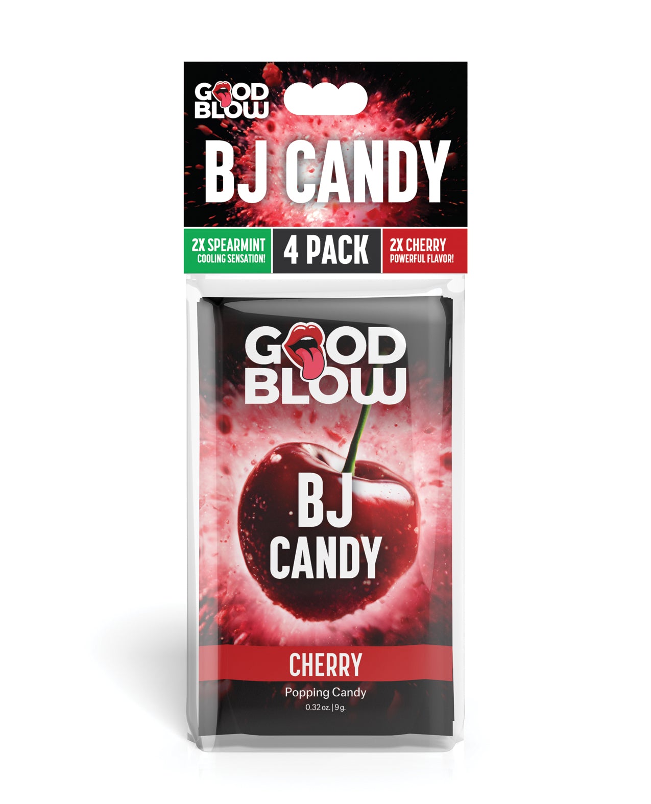 product image, Good Blow Bj Sampler Pack - Pack of 4, Spearmint/Cherry - SEXYEONE