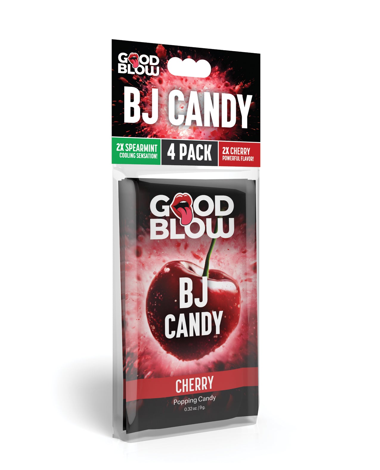 image of product,Good Blow Bj Sampler Pack - Pack of 4, Spearmint/Cherry - SEXYEONE