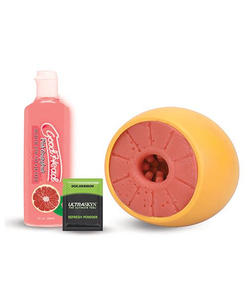 image of product,GoodHead Grapefruit Blowjob Set - SEXYEONE