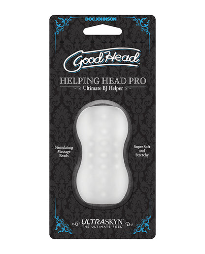 GoodHead Helping Head Pro ULTRASKYN Stroker - Frost - SEXYEONE