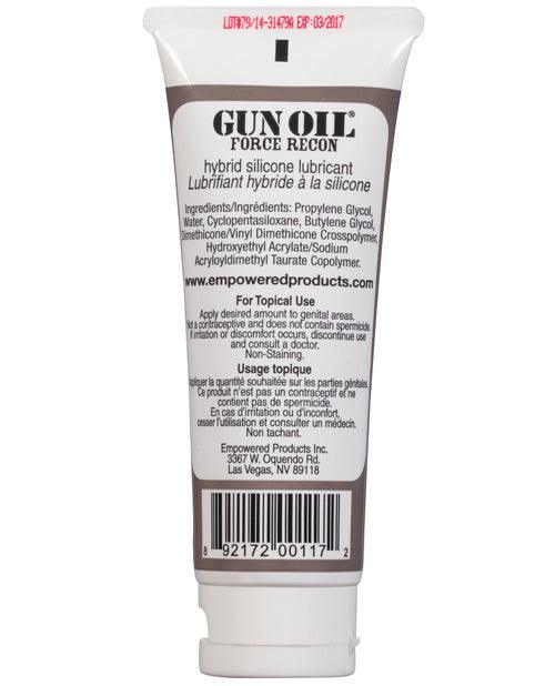 image of product,Gun Oil Force Recon Hybrid Silicone Based Lube - 3.3 Oz Tube - SEXYEONE