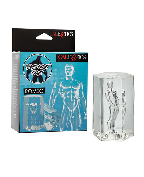 product image, Guys Guys Guys Romeo Masturbator - Clear - SEXYEONE