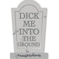Halloween Dick In Ground Greeting Card w/Sticker - SEXYEONE