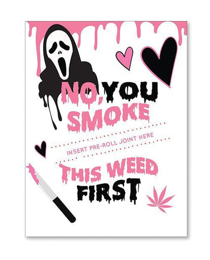 Halloween GhostFace Greeting Card w/Matchbook - SEXYEONE