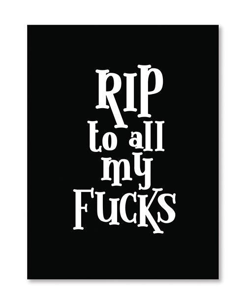 image of product,Halloween Rip Fucks Greeting Card w/Sticker - SEXYEONE