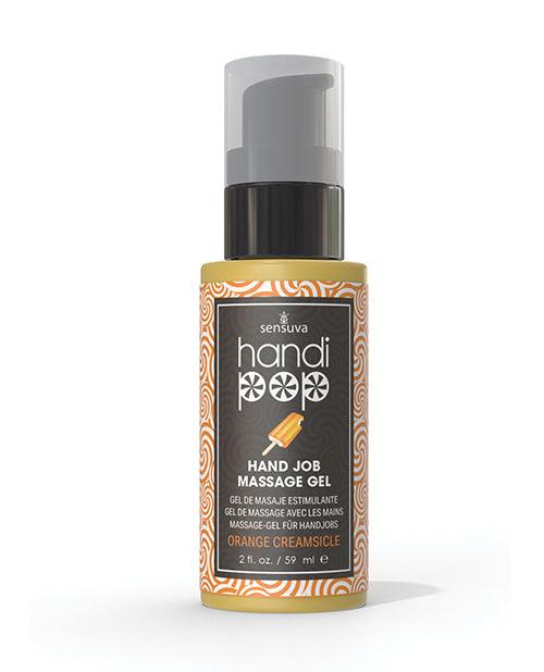 product image, Handipop Hand Job Massage Gel - 2 oz Bottle Orange Creamsicle - SEXYEONE