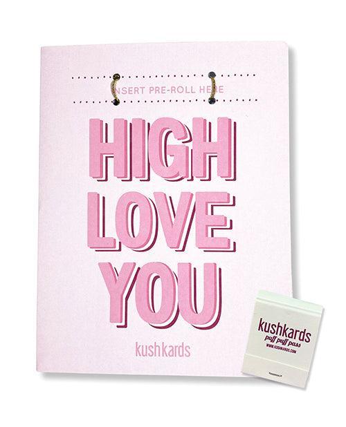 image of product,High Love You Greeting Card w/Matchbook - SEXYEONE