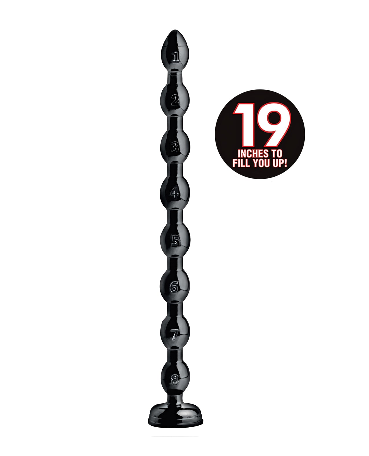 image of product,Hosed 1.5" Beaded Hose - 19" Long - SEXYEONE