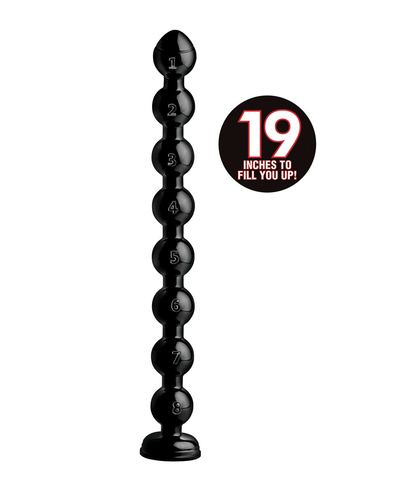 image of product,Hosed 2" Beaded Hose - 19" Long - SEXYEONE