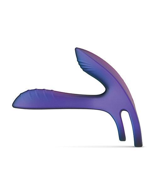 image of product,Hueman Infinity Ignite Vibrating Cock Ring - Purple - SEXYEONE