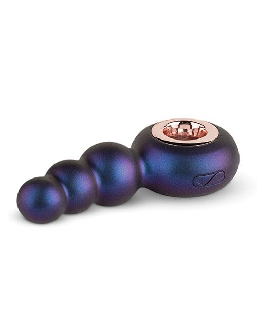 image of product,Hueman Outer Space Vibrating Anal Plug - Purple - SEXYEONE