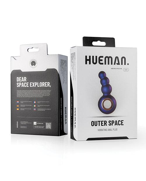 Hueman Outer Space Vibrating Anal Plug - Purple - SEXYEONE