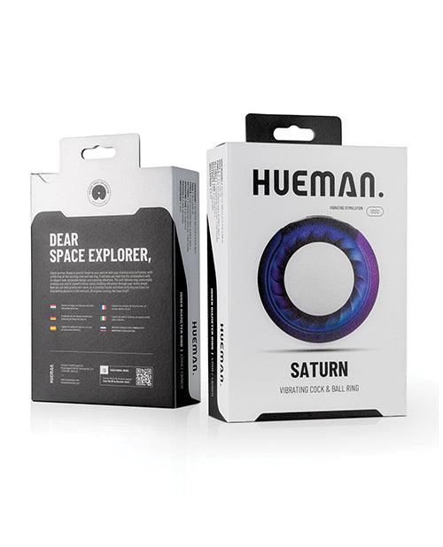 image of product,Hueman Saturn Vibrating Cock/Ball Ring - Purple - SEXYEONE