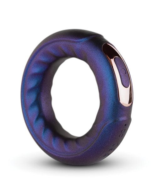 image of product,Hueman Saturn Vibrating Cock/Ball Ring - Purple - SEXYEONE