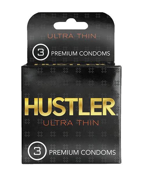 product image, Hustler Ultra Thin Premium Condoms - Pack of 3 - SEXYEONE