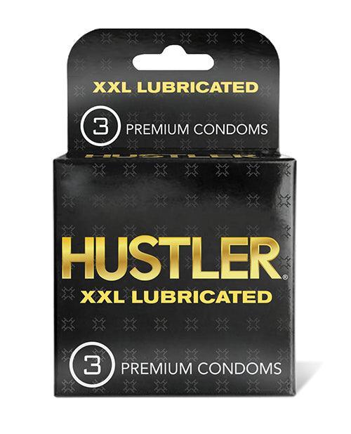 product image, Hustler XXL Lubricated Premium Condoms - Pack of 3 - SEXYEONE