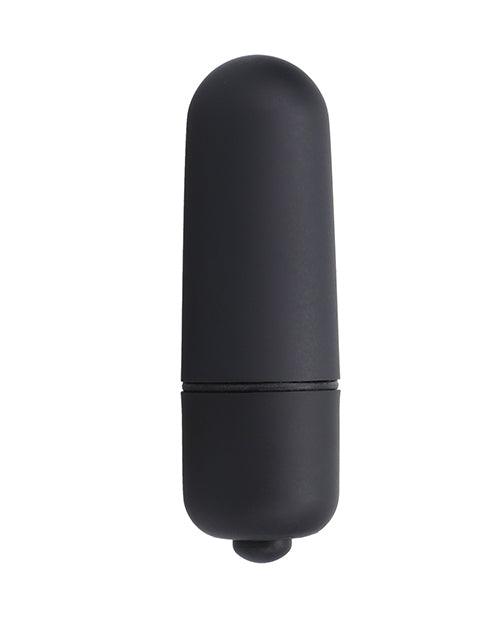 In A Bag 3" Vibrating Butt Plug - Black - SEXYEONE