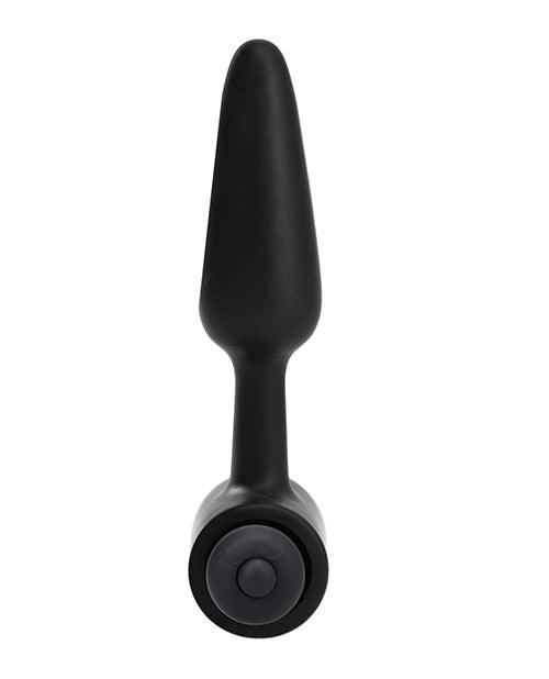 image of product,In A Bag 3" Vibrating Butt Plug - Black - SEXYEONE