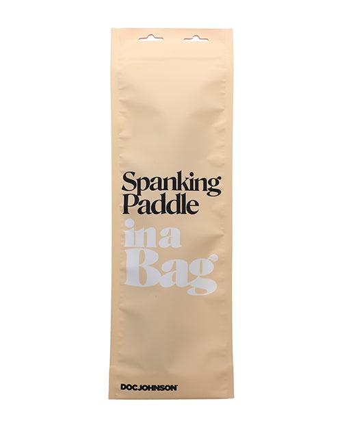 image of product,In A Bag Spanking Paddle - Black - SEXYEONE
