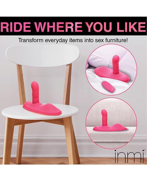 image of product,Inmi Spin N' Grind Rotating & Vibrating Silicone Grinder - Pink - SEXYEONE