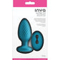 INYA Alpine 2.0 Gyrating & Vibrating Anal Plug w/Remote - Teal - SEXYEONE