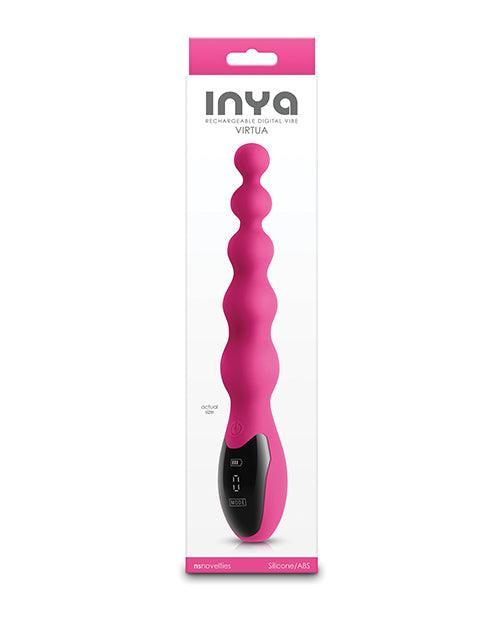 product image, INYA Virtua Digital Beaded Anal Vibrator - Pink - SEXYEONE