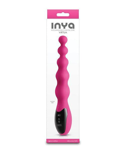 INYA Virtua Digital Beaded Anal Vibrator - Pink - SEXYEONE