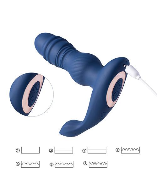 image of product,Jaden Thrusting Prostate Massager Vibrating Butt Plug Anal Sex Toy - SEXYEONE